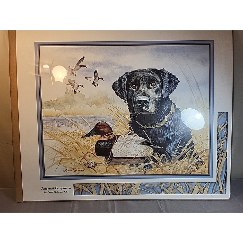 Signed Vintage "Seasoned Companion" Print - Bollman - Ltd Ed 827/2880 - Sealed